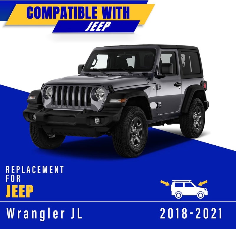 Rooppa 3 wipers Replacement for 2018-2023 Jeep wrangler JL, Windshield Wiper Blades Original Equipment Replacement - 16"/16"/12" (Set of 3) U/J HOOK - Image 5